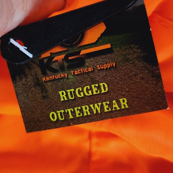 Kentucky Tactical Supply Rugged Outerwear Poly Hunter Orange Winter Faux Fur Hat - Picture 15 of 15